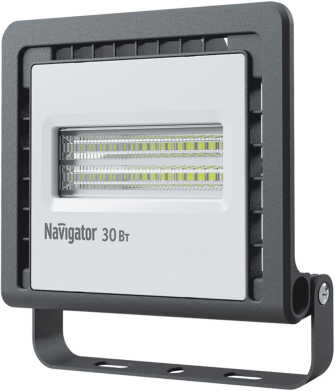 Прожектор светодиодный NFL-01 30W 4000K 2400Lm 200-240B 80° 146x148x33mm IP65 Navigator