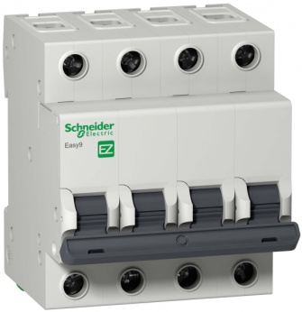 Автоматический выключатель EASY 9 4П 20А B 4,5кА 400В, Schneider Electric