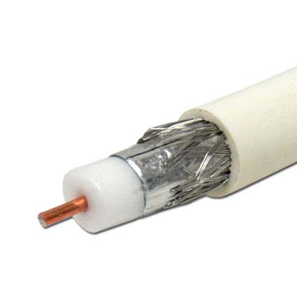 Кабель RG-6 белый